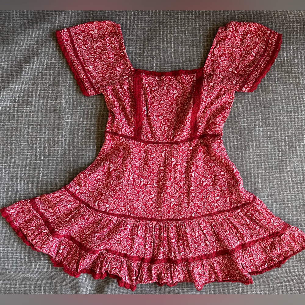 American Eagle Outfitters Pink Floral Mini Dress